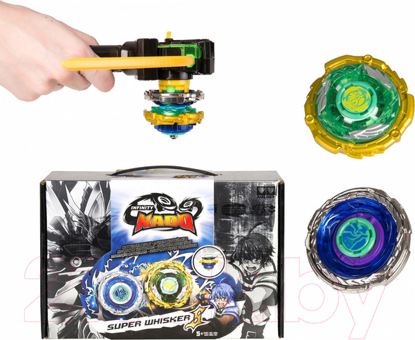 Изображение товара Игровой набор Infinity Nado Волчок Крэк Super Whisker / 36063