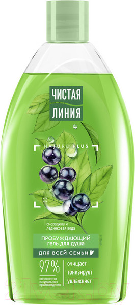 Изображение товара Гель для душа Чистая Линия Пробуждающий (750мл)