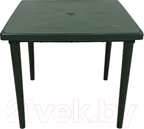 Изображение товара Стол пластиковый БИМАпласт Квадратный (темно-зеленый)