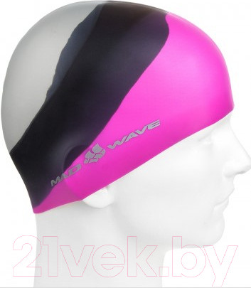 Изображение товара Шапочка для плавания Mad Wave Multi Adult BIG (розовый)
