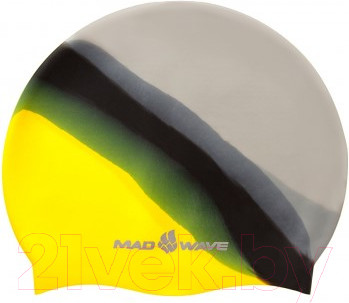 Изображение товара Шапочка для плавания Mad Wave Multi Adult BIG (желтый)