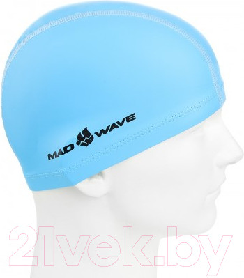Изображение товара Шапочка для плавания Mad Wave PU Coated (голубой)
