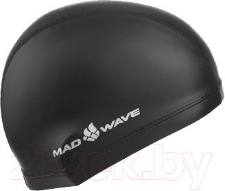 Изображение товара Шапочка для плавания Mad Wave PU Coated (черный)