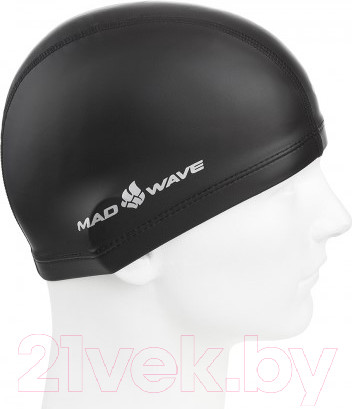 Изображение товара Шапочка для плавания Mad Wave PU Coated (черный)
