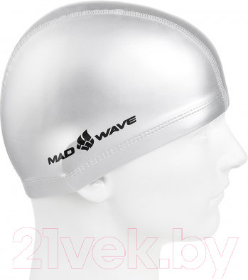 Изображение товара Шапочка для плавания Mad Wave PU Coated (серый)