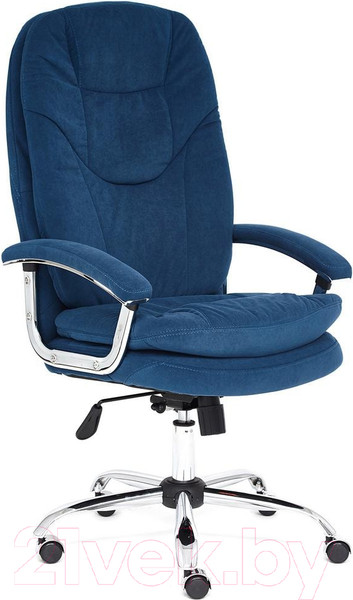 Изображение товара Кресло офисное Tetchair Softy Lux флок (синий)