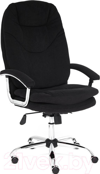 Изображение товара Кресло офисное Tetchair Softy Lux флок (черный)