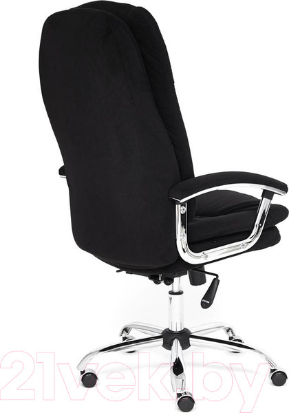 Изображение товара Кресло офисное Tetchair Softy Lux флок (черный)