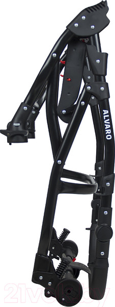 Изображение товара Детская универсальная коляска Alis Alvaro F 3 в 1 (Al 04, темно-серый/светло-серый/белая кожа)