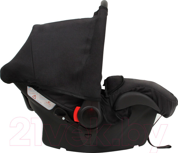 Изображение товара Детская универсальная коляска Alis Alvaro F 3 в 1 (Al 04, темно-серый/светло-серый/белая кожа)