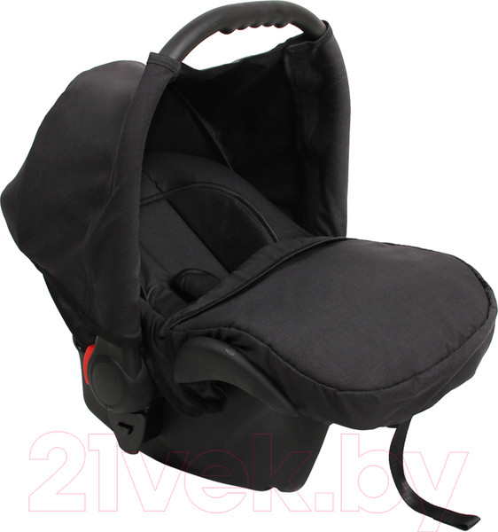 Изображение товара Детская универсальная коляска Alis Alvaro F 3 в 1 (Al 04, темно-серый/светло-серый/белая кожа)