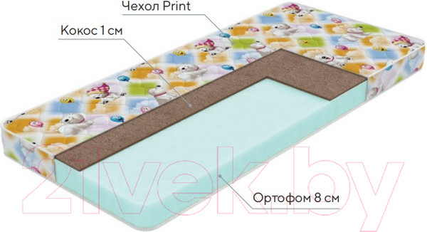 Изображение товара Матрас Proson Тигренок Print 80x190