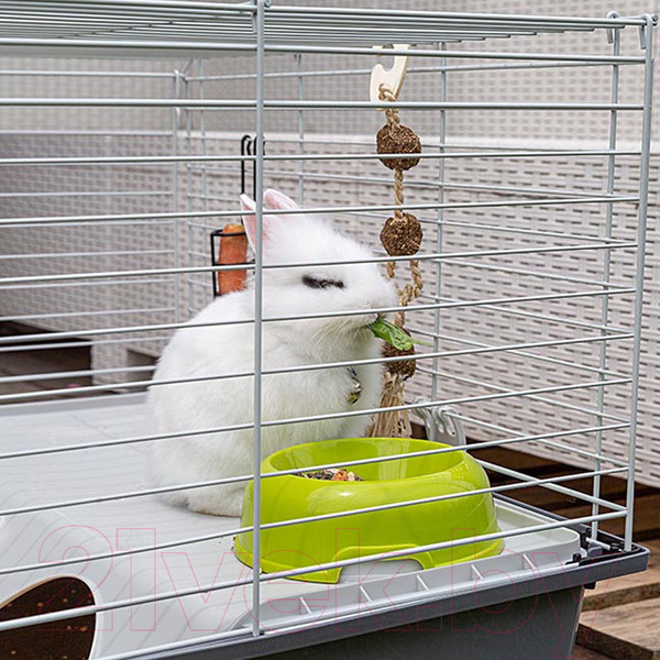 Изображение товара Клетка для грызунов Ferplast Rabbit100 New / 57052370 (темно-серый)