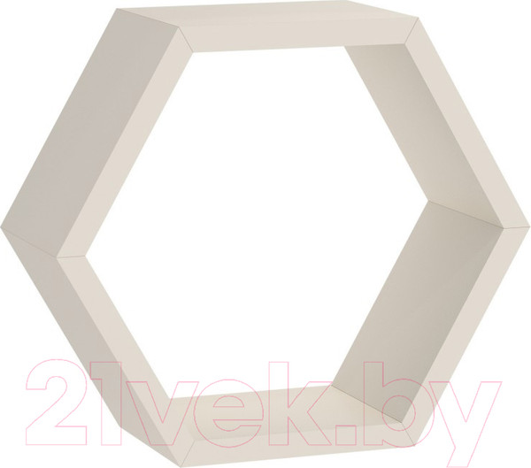 Изображение товара Полка-ячейка Domax FHS 300 Hexagonal Shelf BI / 67701 (300x260x115x18, белый)