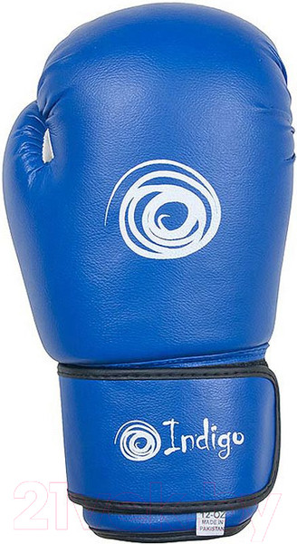 Изображение товара Боксерские перчатки Indigo Sport PS- 799 (6oz, синий)