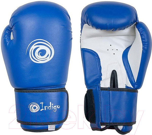Изображение товара Боксерские перчатки Indigo Sport PS- 799 (6oz, синий)