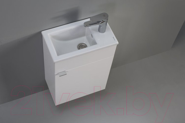 Изображение товара Тумба под умывальник Belux Бергамо-Женева НП40 (1, белый глянцевый)