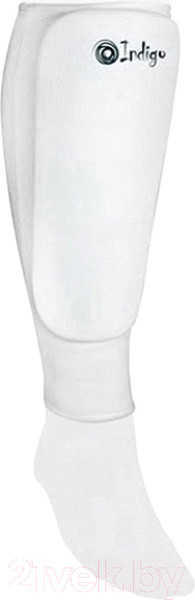 Изображение товара Защита голени для единоборств Indigo Sport 1118 (XL, белый)