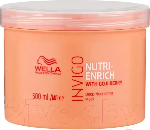 Изображение товара Маска для волос Wella Professionals Invigo Nutri-Enrich питательная (500мл)