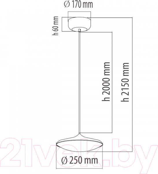 Изображение товара Потолочный светильник De Markt Перегрина 703011201