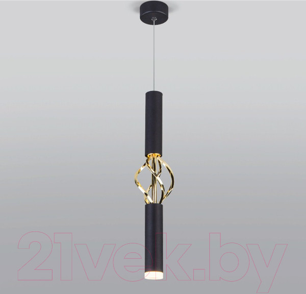 Изображение товара Потолочный светильник Евросвет Lance 50191/1 LED (черный/золотистый)