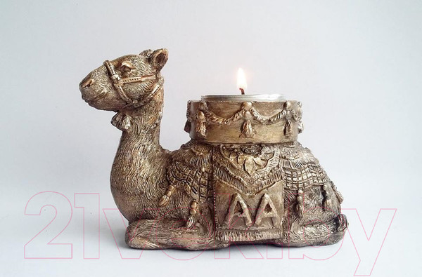 Изображение товара Подсвечник Нашы майстры Верблюд / 1156 (декорированный)