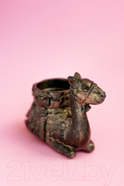 Изображение товара Подсвечник Нашы майстры Верблюд / 1156 (декорированный)