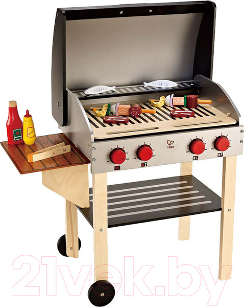 Изображение товара Гриль игрушечный Hape Гриль с едой / E3127-HP