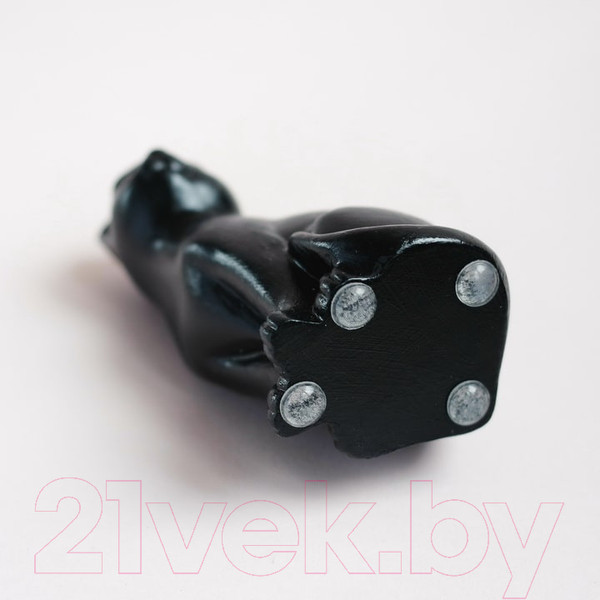 Изображение товара Статуэтка Нашы майстры Сидячий кот / 3022 (черный)