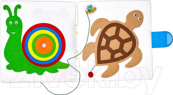 Изображение товара Развивающая книга Smile Decor Большое путешествие маленькой пчелк / Ф600