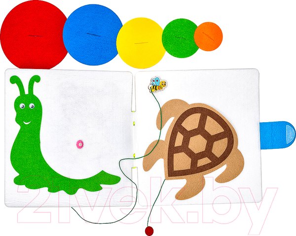 Изображение товара Развивающая книга Smile Decor Большое путешествие маленькой пчелк / Ф600