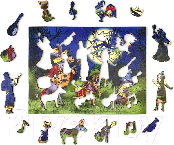 Изображение товара Пазл Нескучные игры Бременские музыканты / 8230