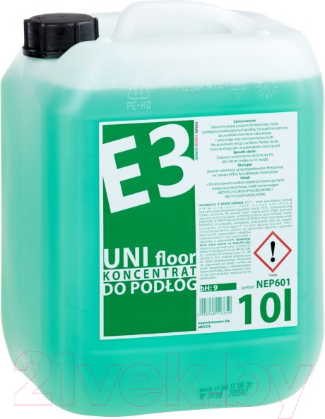 Изображение товара Чистящее средство для пола Merida E3 Uni Floor Концентрат (10л)