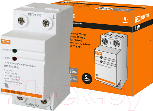 Изображение товара Реле напряжения TDM SQ1504-0022