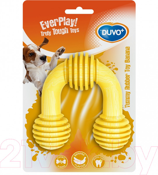 Изображение товара Игрушка для собак Duvo Plus Подкова / 11754/DV (желтый)
