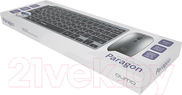 Изображение товара Комплект клавиатура и мышь Qumo Paragon K15/M21