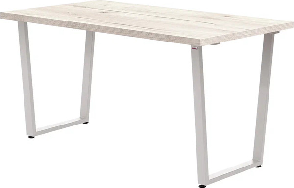 Изображение товара Обеденный стол Millwood Лофт Уэльс Л 130x80x75 (дуб белый Craft/металл белый)