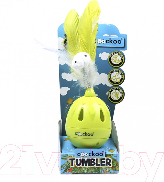 Изображение товара Игрушка для кошек EBI Coockoo Tumbler / 409/441411 (лайм)