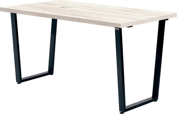 Изображение товара Обеденный стол Millwood Лофт Уэльс Л 130x80x75 (дуб белый Craft/металл черный)