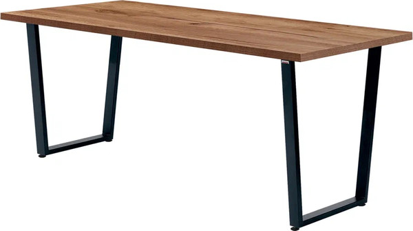 Изображение товара Обеденный стол Millwood Лофт Уэльс Л 160x80x75 (дуб табачный Craft/металл черный)