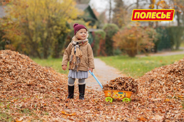 Изображение товара Тележка для песочницы Полесье №3 с ручкой / 84279