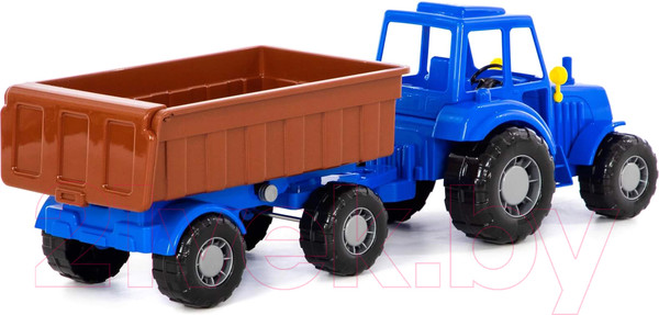 Изображение товара Трактор игрушечный Полесье Алтай №1 с прицепом / 84750