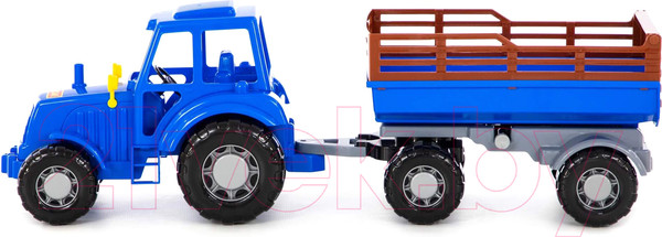 Изображение товара Трактор игрушечный Полесье Алтай №2 с прицепом / 84767
