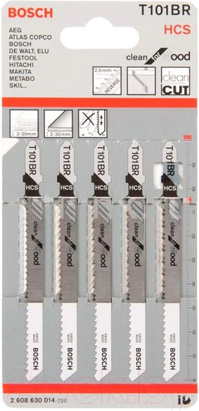 Изображение товара Набор пильных полотен Bosch 2.608.630.014