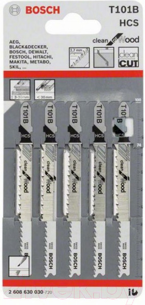 Изображение товара Набор пильных полотен Bosch 2.608.630.030