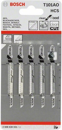 Изображение товара Набор пильных полотен Bosch 2.608.630.031
