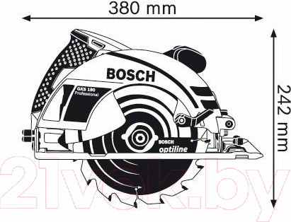 Изображение товара Профессиональная дисковая пила Bosch GKS 190 Professional (0.601.623.000)