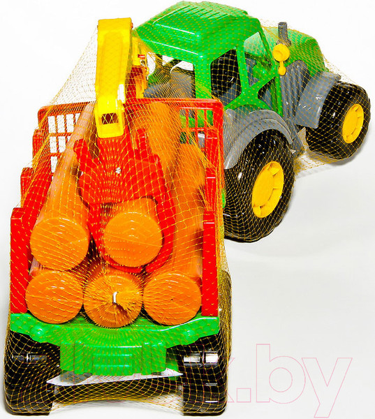 Изображение товара Трактор игрушечный Полесье Алтай с прицепом / 35370