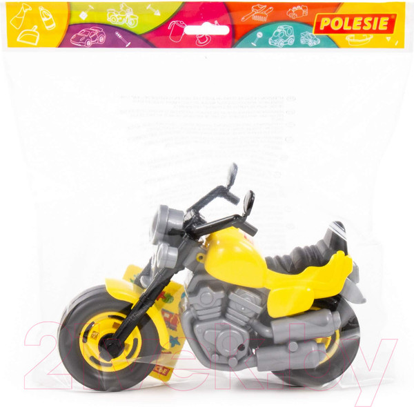 Изображение товара Мотоцикл игрушечный Полесье Байк / 8978 (желтый)