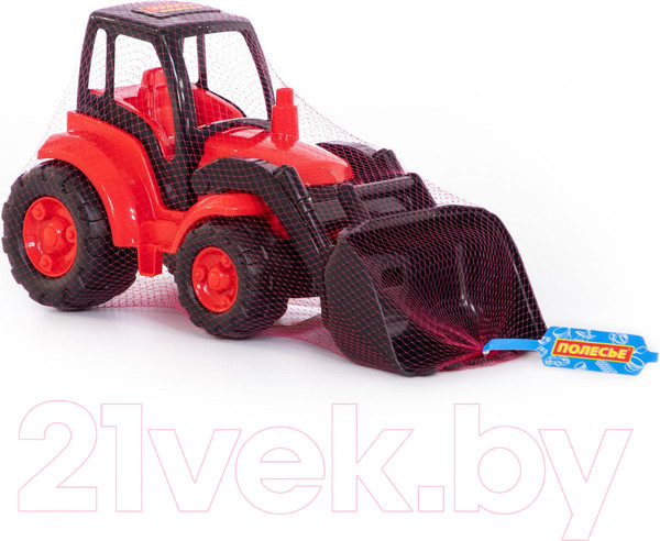Изображение товара Трактор игрушечный Полесье Чемпион с ковшом / 0476